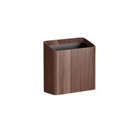 lskdnrufh Bidoni Spazzatura Bidoni della Spazzatura Quadrati in Legno massello a Doppia Canna di Alto Valore, for Soggiorno, Cucina, Grande capacità, for Uso Domestico Secchio Spazzatura(Brown)