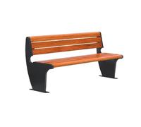 lskdnrufh Divano a due posti in legno a zig-zag for esterni, for tutte le stagioni, for conversazioni in giardino, a bordo piscina, balcone, 182 cm, marrone(Large)