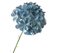 lskdnrufh Hydrangea Artificial Flowers - Realistic Single 25 in Long Stem Fake Silk Bouquets for Party Wedding Centerpieces Home Office Decor(Blue)