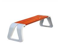 lskdnrufh Panca da esterno for tre persone, in legno polimerico, senza schienale, for esterni, da giardino, resistente alle intemperie, adatta for giardino, veranda e parco.