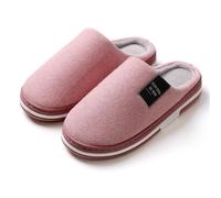 lskdnrufh Pantofole trapuntate da uomo, comode e morbide, antiscivolo, in memory foam di velluto Pantofole morbide per interni(Red,38-39)