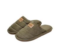 lskdnrufh Suede Fleece Lined Slippers for Women Men, Warm House Mules | Soft Bendable Non-Slip Sole, Slip-on Warm Indoor Outdoor Winter Home Shoes