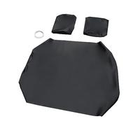 Lskioer 3 coprisedili per carrello da golf, anteriore inferiore e schienale, in pelle, per Club Car PRE-2000 DS Golf Cart 1982-2000, nero
