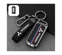 LSKJA Custodia per Chiave Auto per Mitsubishi Fortis 2013-2016, Borsa Portachiavi per Auto, Portatile Portafoglio Chiavi, Portachiavi per Telecomando Auto,A