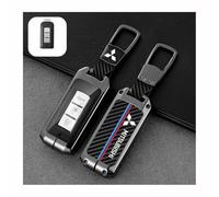LSKJA Custodia per Chiave Auto per Mitsubishi Fortis 2013-2016, Borsa Portachiavi per Auto, Portatile Portafoglio Chiavi, Portachiavi per Telecomando Auto,B
