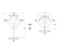 LSL MANTIS-RS PRO, BMW R nineT 13-, inclusa la luce della targa, nero