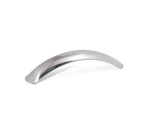 LSL Parafango In Alluminio Lucidato 18" 500mm 105mm Anteriore Non Forato