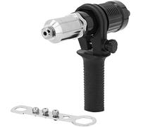 LSLANSOON Kit Adattatore per Pistola per Rivetti con Impugnatura per Trapano rivettatrice per Trapano a Mano rivettatura Dado per Trapano Elettrico Senza Fili