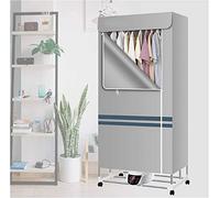 LSLY Asciugatrice Elettrica, Efficiente Lavanderia Umida per Interni Armadio Stendibiancheria riscaldato ad Aria Calda, Stendibiancheria Elettrico Portatile a 2/3 Livelli Pieghevole 2300 W Risparmio
