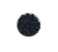 LSNDF 1000 perline in nano-anello non siliconico per extension per capelli con nano anello, piume per extension per capelli (3 mm, nero)