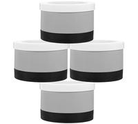 LSNNMU 4 pezzi di coprigambe antiscivolo for sedie e tavoli, protezioni for pavimenti in plastica, gambe for for divani, in legno duro Per Mobili(Grey)