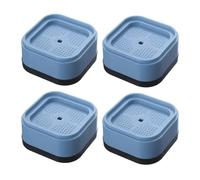 LSNNMU 4 pezzi di rialzi for mobili, resistenti, for letti, sedie, tavoli, piedini rialzo antiscivolo, protezione for pavimento, for lavatrice Per Mobili(Blue)