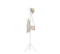 LSNNMU Appendiabiti multi-gancio Appendiabiti da terra a forma di ramo di un albero Appendiabiti mobile conveniente for riporre i vestiti nella stanza di casa(White)