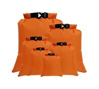 LSNNMU Borsa Impermeabile A Secco 6 pezzi di borsa impermeabile, sacco for nuoto, rafting, kayak, fiume, trekking, vela galleggiante, canoa, canottaggio(Orange)