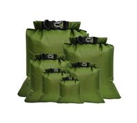 LSNNMU Borsa Impermeabile A Secco 6 pezzi di borsa impermeabile, sacco for nuoto, rafting, kayak, fiume, trekking, vela galleggiante, canoa, canottaggio(Green)