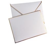 LSNNMU Busta di Carta perlata da 20 Pezzi per Biglietti D'Auguri | Regalo di cartolina d'auguri con busta for invito alla festa di nozze(White)