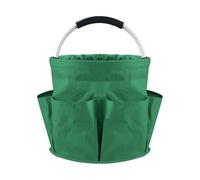 LSNNMU Cestino da Spiaggia for Esterni, Cestino Picnic Leggero e Portatile, Contenitore, Borsa for Articoli toeletta, Doccia, Pieghevole per Giardino(Green)