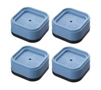 LSNNMU Confezione da 4 rialzi for mobili, cuscinetti antiscivolo for lavatrice, regolabili for letto, tavolo, scrivania, divano, poltrona, mobiletto Per Mobili(Blue)