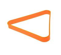 LSNNMU Il Porta-biglie Triangolare in plastica for Biliardo/Biliardo a 8 Palle rappresenta un'aggiunta alla Tua Sala Giochi per Posizionare(Orange)