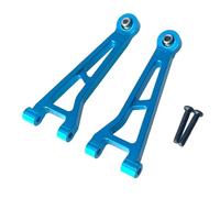 LSNUIND Accessorio Ricambio RC per MJX per Hyper Go 1/14 14209 14210 H14BM Anteriore in Metallo Superiore Forcellone Bracci Sospensione Controllo Remoto Rc Auto Parti Aggiornamento Accessori(Blue)