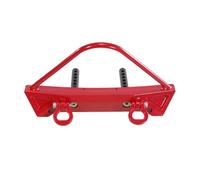 LSNUIND Accessorio Ricambio RC per MN 1/12 per MN128 RC Auto in Metallo Paraurti Anteriore Anteriore Anti-collisione Cintura Verricello Foro di Installazione Parti di Aggiornamento(Red)