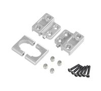 LSNUIND Accessorio Ricambio RC per MN 1/12 per MN82 LC79 per MN78 Assale Posteriore in Metallo per Piastra Fissaggio Molla per Telecomando Sedile Parti Aggiornamento per Auto Modificati(Silver)