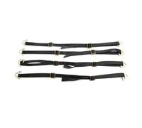 LSNUIND Accessorio Ricambio RC per Traxxas per Axial 1/7 1/8 1/10 Sospensione Pressione Negativa Ammortizzatore Limite Cinghie di Fascia Corda Protettiva Parti di Automobili del RC(Black)