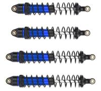 LSNUIND Ammortizzatori RC per Arrma Bigrock 4X4 per Senton per Granite per Vorteks per Typhon 3s per Blx 4X4 1/10 4 Pezzi Ammortizzatori Anteriori E Posteriori RC(Blue)