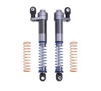 LSNUIND Ammortizzatori RC per Axial per SCX10 90046 per Capra per TRX4 per Redcat Gen8 1/10 80-100mm Ammortizzatore Regolabile Alluminio Ammortizzatore Olio RC Track(Titanium)