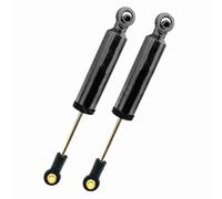 LSNUIND Ammortizzatori RC per Axial per SCX10 per TRX-4 per TRX4 1/10 100mm 2 Pezzi Ammortizzatore A Sospensione Idraulica Alluminio Ammortizzatore Interno Molla Ammortizzatore(Black)
