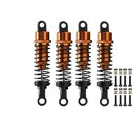 LSNUIND Ammortizzatori RC per FS per Racing off-Road Monster Truck 736092 73603 73801 1/18 2Pc/4Pc Lega 52-64mm Ammortizzatore Ad Olio Regolabile Ricambi Auto Telecomandate(Orange,4PCS)
