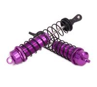LSNUIND Ammortizzatori RC per Fuoristrada Veicoli Camion Cingolato 1/8 140 Mm Set 2 Pezzi Ammortizzatore Regolabile Alluminio RC Ricambi Auto(Purple)