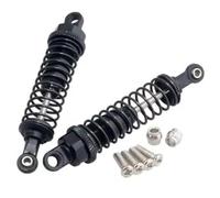 LSNUIND Ammortizzatori RC per Himoto E18XBL 1/18 2 Pezzi Lotto Spino M602 Mastadon 23602 Telecomando Fuoristrada Veicolo Ammortizzatore Alluminio Parti Lega(Black)