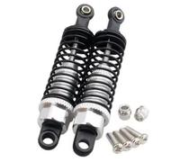 LSNUIND Ammortizzatori RC per Himoto E18XBL 1/18 2 Pezzi Lotto Spino M602 Mastadon 23602 Telecomando Fuoristrada Veicolo Ammortizzatore Alluminio Parti Lega(White)