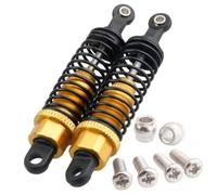 LSNUIND Ammortizzatori RC per Himoto E18XBL 1/18 2 Pezzi Lotto Spino M602 Mastadon 23602 Telecomando Fuoristrada Veicolo Ammortizzatore Alluminio Parti Lega(Yellow)