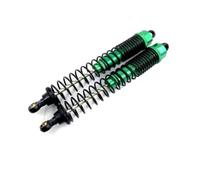 LSNUIND Ammortizzatori RC per HSP 94180 4WD 4X4 Roccia Arrampicata Telecomando Mountain Bike per Scala 1/10 130mm Lungo Ammortizzatore Olio Regolabile 18019 180007(Green)