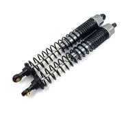 LSNUIND Ammortizzatori RC per HSP 94180 4WD 4X4 Roccia Arrampicata Telecomando Mountain Bike per Scala 1/10 130mm Lungo Ammortizzatore Olio Regolabile 18019 180007(Light Grey)