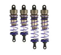 LSNUIND Ammortizzatori RC per HSP per Redcat Hongnor Lrp per Hpi per Hobao per Zd per Racing 1/10 Ammortizzatore Anteriore Posteriore Sospensione Telecomando Auto Fuoristrada Camion(Titanium,Combo)