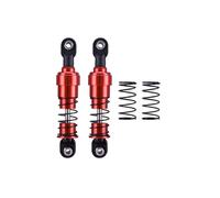 LSNUIND Ammortizzatori RC per LCG per SCX10 per TRX4 per Gamde R1 Comp 1/10 75-115mm Alluminio Ammortizzatore Grande Diametro Ammortizzatore Olio RC Crawler Costruisci Fai(Red,75mm)