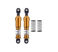 LSNUIND Ammortizzatori RC per LCG per SCX10 per TRX4 per Gamde R1 Comp 1/10 75-115mm Alluminio Ammortizzatore Grande Diametro Ammortizzatore Olio RC Crawler Costruisci Fai(Gold,85mm)