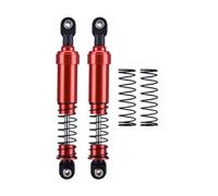 LSNUIND Ammortizzatori RC per LCG per SCX10 per TRX4 per Gamde R1 Comp 1/10 75-115mm Alluminio Ammortizzatore Grande Diametro Ammortizzatore Olio RC Crawler Costruisci Fai(Red,105mm)