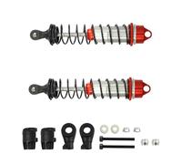 LSNUIND Ammortizzatori RC per Rcawd Ara330622 per Arrma per Kraton per Notorious Excast Serie 6s per Blx Exb Parte Ricambio Aggiornamento Ammortizzatore Posteriore(Red)