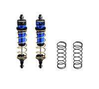 LSNUIND Ammortizzatori RC per Traxxas Jato 4x4 per Vxl 7462 per Gpm 1/8 104mm Lega Posteriore Regolabile Ammortizzatore Molla Parti Aggiornamento(Blue)