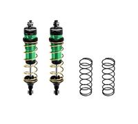 LSNUIND Ammortizzatori RC per Traxxas Jato 4x4 per Vxl 7462 per Gpm 1/8 104mm Lega Posteriore Regolabile Ammortizzatore Molla Parti Aggiornamento(Green)