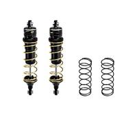 LSNUIND Ammortizzatori RC per Traxxas Jato 4x4 per Vxl 7462 per Gpm 1/8 104mm Lega Posteriore Regolabile Ammortizzatore Molla Parti Aggiornamento(Black)
