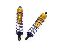 LSNUIND Ammortizzatori RC per Traxxas Truggy per Zd per Racing 1/10 2 Pezzi 92mm 105mm Ammortizzatore Pressione Negativa Metallo Telecomando Fuoristrada Auto Camion(Titanium,Rear)