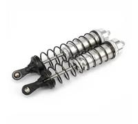 LSNUIND Ammortizzatori RC per Veicoli Fuoristrada Camion Cingolati 1/8 140 Mm Set 2 Pezzi Ammortizzatore Regolabile Alluminio RC Ricambi Auto(Silver)