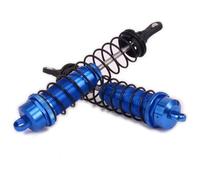 LSNUIND Ammortizzatori RC per Veicoli Fuoristrada Camion Crawler 1/8 140 Mm 2 Pezzi Set Ammortizzatore Regolabile Alluminio RC Ricambi Auto(Blue 1)