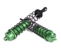 LSNUIND Ammortizzatori RC per Veicoli Fuoristrada Camion Crawler 1/8 140 Mm 2 Pezzi Set Ammortizzatore Regolabile Alluminio RC Ricambi Auto(Green)