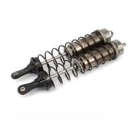 LSNUIND Ammortizzatori RC per Veicoli Fuoristrada Camion Crawler 1/8 140 Mm 2 Pezzi Set Ammortizzatore Regolabile Alluminio RC Ricambi Auto(Titanium)